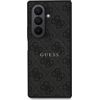 Guess PU Leather 4G Colored Ring Magnetic Case Aizsargapvalks priekš Samsung Galaxy Z Fold 7 / melns Neoriģinālie Maciņi