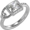 RING GUESS WOMEN JUBR02196JWRH (54 ) Bižutērija