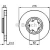 Bosch Bremžu disks 0 986 478 299