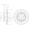 Delphi Bremžu disks BG9692