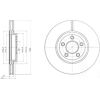 Delphi Bremžu disks BG3704
