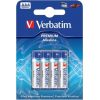 Verbatim ALKALINE BATTERY AAA 4PACK