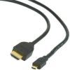 CABLE HDMI-MICRO HDMI 1.8M/V.2.0 BLK CC-HDMID-6 GEMBIRD