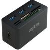 LOGILINK - USB 3.0 Hub with All-in-One Card Reader