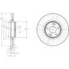 Delphi Bremžu disks BG3688