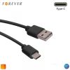 Forever Универсальный USB на Type-C 3.1 Qualcom Quick Charge 3.0 & Кабель 1m данных Черный