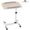 Maclean MC-671 Universal Portable Adjustable Laptop Projector Desk Trolley Table