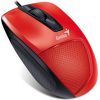 Genius DX-150X USB Red Wired Mouse 1000 DPI optical sensor Ergonomic design