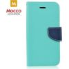 Mocco Fancy Book Case Grāmatveida Maks Telefonam Apple iPhone XS / X Mentola / Zils