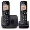 Panasonic Cordless KX-TGC212FXB Black, Built-in display, Phonebook capacity 50 entries, Speakerphone, Caller ID
