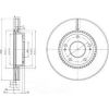 Delphi Bremžu disks BG3861