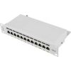 Lanberg Patch Panel 10'', 12 port 1U, cat.6, grey