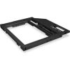 Raidsonic Adapter for a 2.5&apos;&apos; HDD/SSD in notebook DVD bay ICY BOX IB-AC649