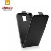 Mocco Kabura Rubber Case Vertikāli Atverams Premium Eco ādas Maks Telefonam Xiaomi Redmi Note 5 Pro / AI Dual Camera Melns