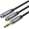 Unitek Cable miniJack 3,5mm (M) - 2x 3,5mm (F); Y-C956ABK