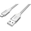 Unitek Cable USB to microUSB 2.0 Silver; Y-C4026ASL