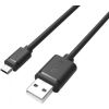 Unitek USB Cable USB 2.0-micro USB M/M, 0,5m; Y-C454GBK