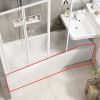 Ravak BeHappy II 160 R snowwhite Apdares plāksne