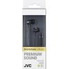 JVC HA-FR325-B-E Premium Sound Austiņas ar Mikrofonu un vadības pulti Melnas
