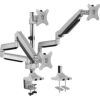 LOGILINK - Triple alumium monitor desk mount,13-27'', max. 7 kg