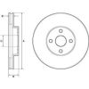 Delphi Bremžu disks BG3780