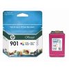 Hewlett-packard HP no.901 Tri-colour Officejet Ink Cartridge (360pages) / CC656AE