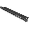 Lanberg keystone Patch Panel 19'', 24 port  1U, black