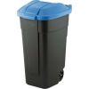 Curver Atkritumu tvertne uz riteņiem 110L melna/zila