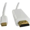 Qoltec DisplayPort Alternate mode USB 3.1 CM / HDMI AM | 4Kx2K | 1m HDMI vadi