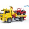 BRUDER tow truck with cross country vehicle, 02750