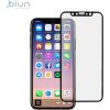 Blun 3D Ekstra līpīgs pilnas virsmas līmējāms 0.3mm rūdīts aizsargstikls no iekārtas malas līdz malai priekš Apple iPhone X / iPhone 10 / iPhone XS Full Face Melns