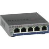 Netgear Switch GS105E Web Management, Desktop, 1 Gbps (RJ-45) ports quantity 5, Power supply type  External