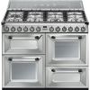 Smeg TR4110X-1 Cooker | 110x60 cm | Victoria | Stainless steel | Hob type: Gas | Type of main oven: Thermo-ventilated | Type of second oven: Fan assisted | A | A