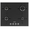 Smeg PV164N2 60cm "Linea" Gas on Glass, Black Virsma