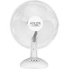 Adler AD 7304 Desk Fan, Number of speeds 3, 90 W, Oscillation, Diameter 40 cm, White