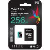 A-data ADATA 256GB Premier Pro MICROSDXC, R/W up to 100/80 MB/s, with Adapter