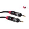 Maclean MCTV-642 Optical Fibre T-T Jack - Jack Twin Plugs Rotational Cable 0,5m