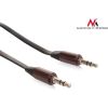 Maclean MCTV-695B Jack Straight Flat 3.5 mm Cable 2m black