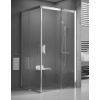 RAVAK MSRV4-80 dušas kabīne-stūris ar bīdāmām durvīm 80x80cm, kvadrāts, satīns+stikls Transparent
