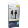 Platinet cable USB - microUSB 1m, black