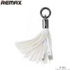 Remax Tassels Ring  Data Cable for iPhone  White