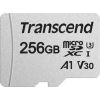 Transcend microSDXC USD300S 256GB CL10 UHS-I U3 V30 Up to 95MB/S with adapter