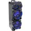 IBIZA STANDUP-DJ-MKII 2 x 12" RECHARGEABLE PORTABLE SPEAKER WITH LED EFFECT + VHF MIC, USB/SD/BLUETOOTH/AUX/FM, 300W STANDUP-DJ-MKII
