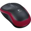 Bezvadu pele LOGITECH M185, sarkana