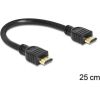 Delock HDMI V1.4 Ethernet Cable 0.25m male / male