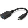 ASSMANN USB 3.0 SuperSpeed OTG Adapter Cable USB C M (plug)/USB A F (jack) 0,15m