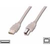 Assmann Cable USB2,0 A m / B m dl.1,8m - beige