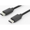 ASSMANN USB 3.0 SuperSpeed Connection Cable USB C M(plug)/USB C M(plug) 1,8m bla