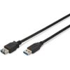 ASSMANN USB 3.0 SuperSpeed Extension cable USB A M (plug)/USB A F (jack) 3,0m bl