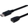 ASSMANN DisplayPort 1.2 Extension cable DP M (plug)/DP F (jack) 2m black